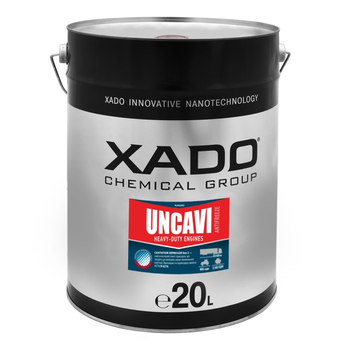 Антифриз XADO UNCAVI RED Концентрат 20 л