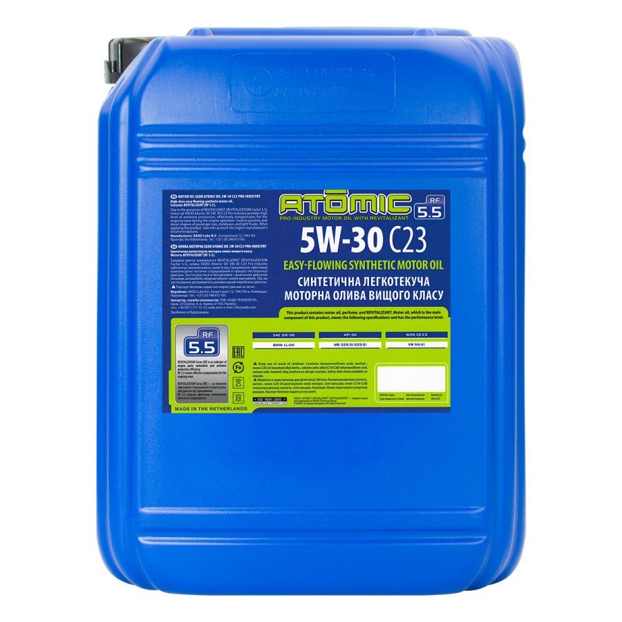 Моторное масло XADO Atomic oil Pro-industry 5W-30 C23 синтетическое 20 л