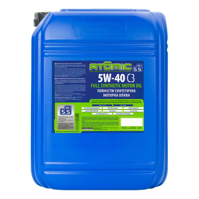 Моторна олива XADO Atomic oil Pro-industry 5W-40 C3 напівсинтетична 20 л