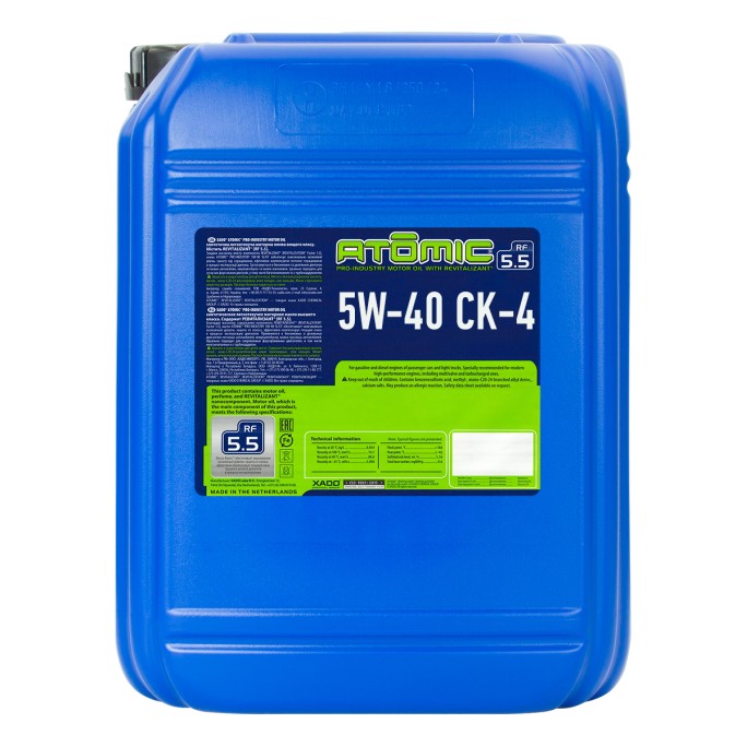 Моторна олива XADO Atomic Oil Pro-industry 5W-40 CK-4 синтетична 20 л