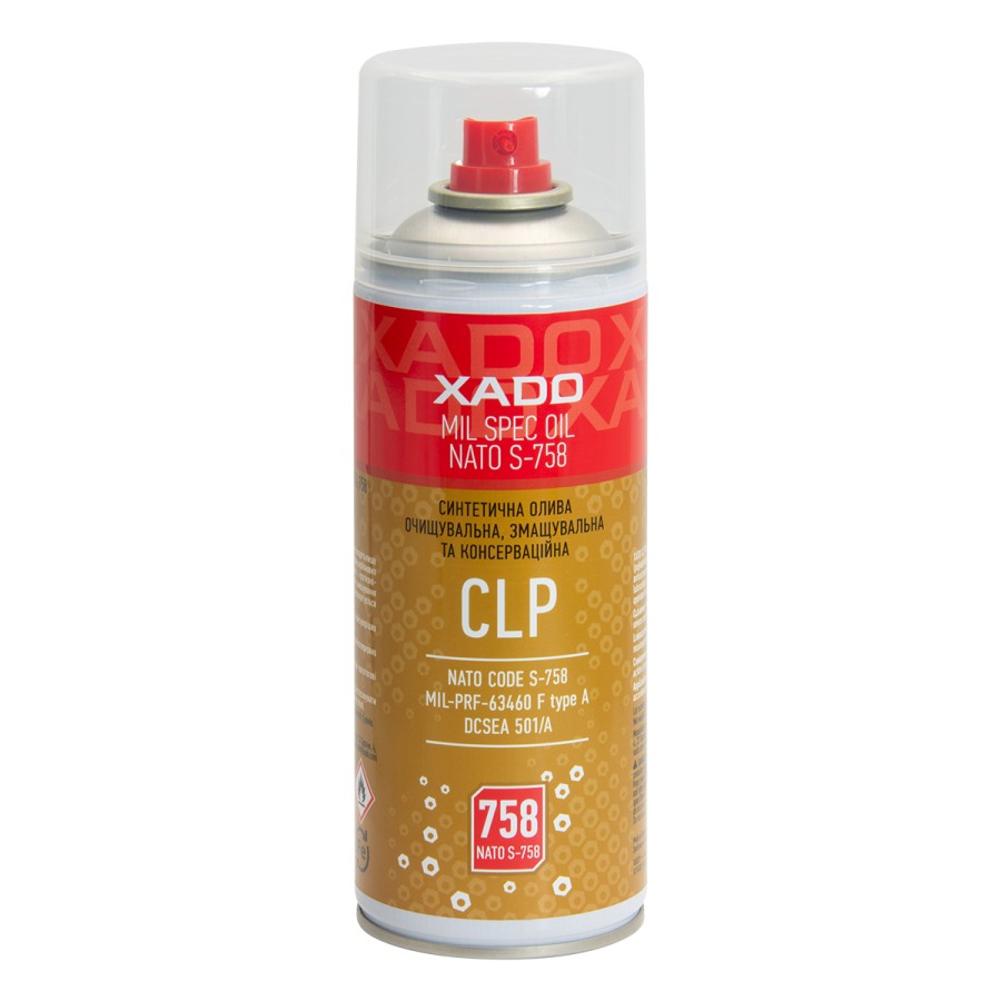 Lubricant for cleaning, lubrication and preservation of weapons XADO CLP OIL S-758 400 ml